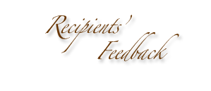 Recipients' Feedback